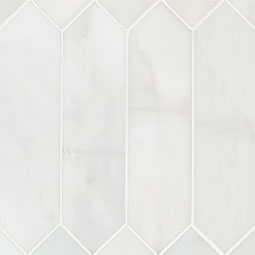 Arabescato Carrara Picket Backsplash Tile