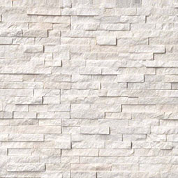 Arctic White Stacked Stone