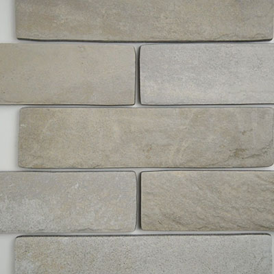 Brickstone Ivory 2x10 Brick Tile swatch