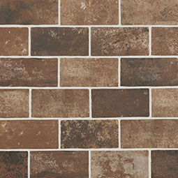 Brickstone Red 5x10 Brick Tile swatch