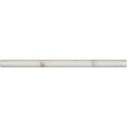 Carrara White Pencil Molding Polished Tile Trim