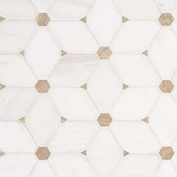 Cecily Pattern Polished Backsplash Tile