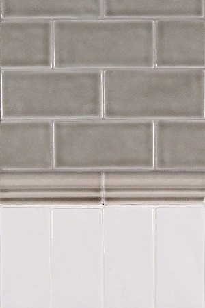 Dove Gray and Whisper White Backsplash Design