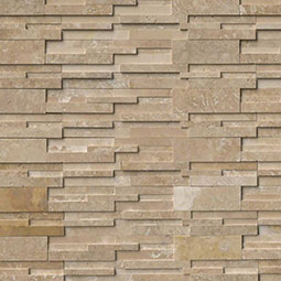 Durango Cream 3D Honed Stacked Stone