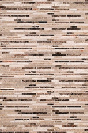 Emperador Blend Bamboo Marble Backsplash Design