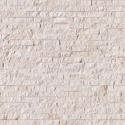 Mayra White Stacked Stone
