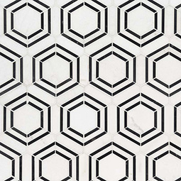 Georama Nero Geometric Tile