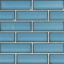 Haiku Sapphire Beveled Subway Tile