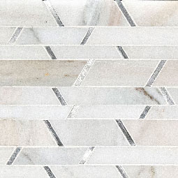 Metro Silver Geometric Tile