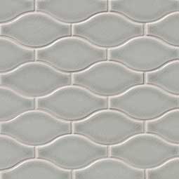 Morning Fog Ogee Pattern Backsplash Tile