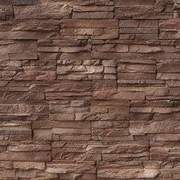 Peninsula Earth Terrado Stacked Stone Panels