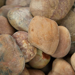 Red Polished Pebbles