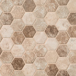Sandhills Hexagon Glass Tile