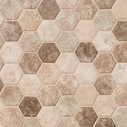 Sandhills Hexagon Glass Tile