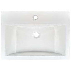 Overmount White Rectangle Porcelain 2417