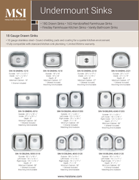 Undermount Sinks