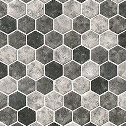 Urban Tapestry Hexagon Glass Tile